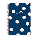 papel natural ahuesado Cuaderno L. Charuca. Navy. Puntos