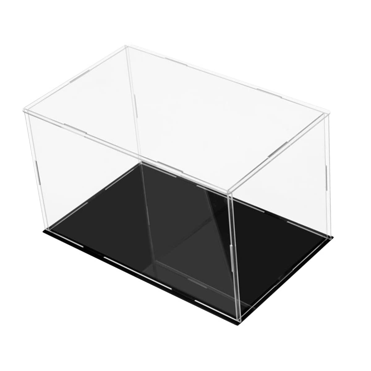 Vetrina in acrilico con base nera
