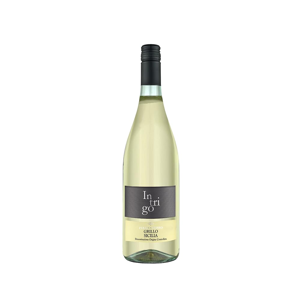Intrigo Grillo Sicilia, trocken, sortenreines Weinpaket + VINOX Winecards (6x0,75l)