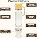 Imagen de Syzplnwy Dispensador de miel de cristal, 350 ml