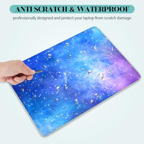 Image of Laptop Skin Sticker Decal, 12 inch 13 inch 13.3 inch 14 inch 15 inch 15.4 inch 15.6 inch Personalized Universal Vinyl Notebook Skin Sticker Cover Art Protector Decal with Free 2 Wrist Pads, Nebula Galaxy