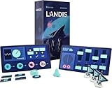 Mango Planet Landis - Juego de Mesa Cooperativo de Tripulación Espacial, Completar Misiones, fácil de Aprender, entretenido, Formato pequeño de Viaje, Regalo niño/niña 8 9 10 11 12 años Familiar Plus