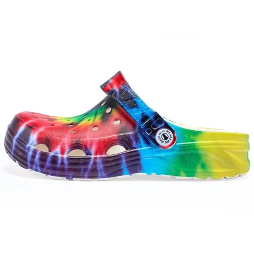 Image of Kids Boys&Girls Black Camouflage Clogs Children's Beach Shoes Classic Marbled Tie Dye Clog Little Kid