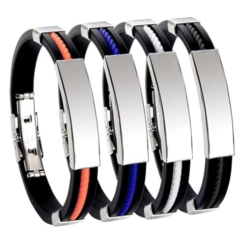 Bracelet POFET en Silicone et Titane Cover