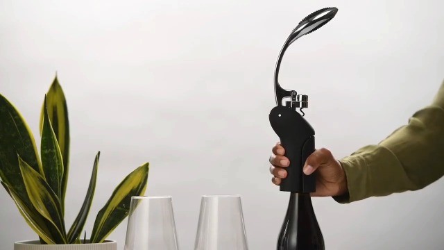 Dikey kollu folyo kesici ve ekstra Spiral tirbuşon şarap açacağı seti standlı Al Dikey kollu folyo kesici ve ekstra Spiral tirbuşon şarap açacağı seti standlı Al