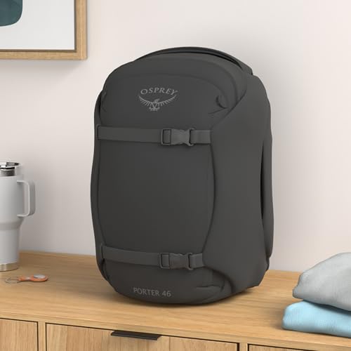 Osprey Porter 46L Travel Backpack, Black by Osprey - Used condition - US$157.25