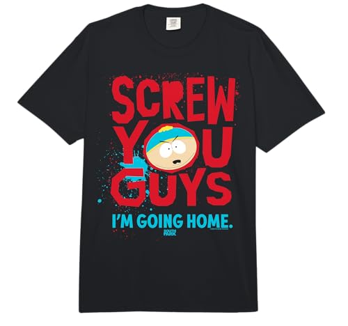 South Park Screw You Guys I'm Going Home Eric Cartman Quote Comfort Colors Adult Heavyweight T-Shirt