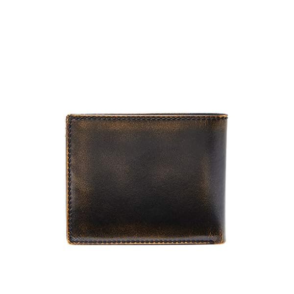 Fossil Men’s Leather Bifold Wallet with Flip ID Window