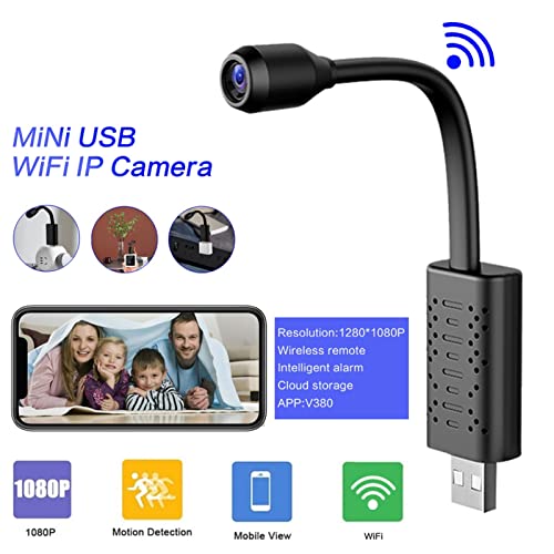 Câmera de lapso de tempo Mini câmera wifi câmeras sem fio pequeno nanny cam USB Wecamera. HD. Detecç