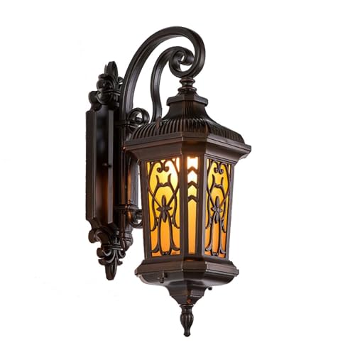 Lumière IP65 étanche pour terrasse et balcon ambiance rétro lustre extérieur de porte