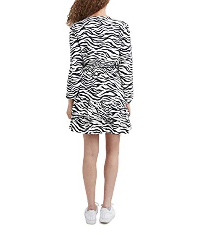 Bcbgeneration Womens Smocked Ruffle Mini Cocktail Dress, Multi, X-Small Us #TOP3