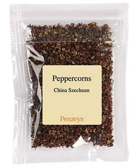 Szechuan Peppercorns By Penzeys Spices 1.5 oz 3/4 cup bag Pack of 1