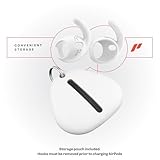 Proof Labs 4 Pairs for AirPods Pro 3 Ear Hooks Covers [Added Storage Pouch] Accessories Compatible with Apple AirPods Pro 3rd Generation (White) - Image 6
