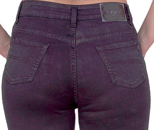 Image of FCK-3 Stretchable Denim Pencil Fit Regular Fit High Waist Jeans for Women