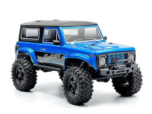 Image of HOBBYPLUS CR-18P V3 Brushless Rushmore in Metallic Cyan - 1 /18 Scale RC Truck Crawler with Off-Road RC Trucks Features, Portal Axles & Metal Gears - Ready-to-Run (1810416-V3)