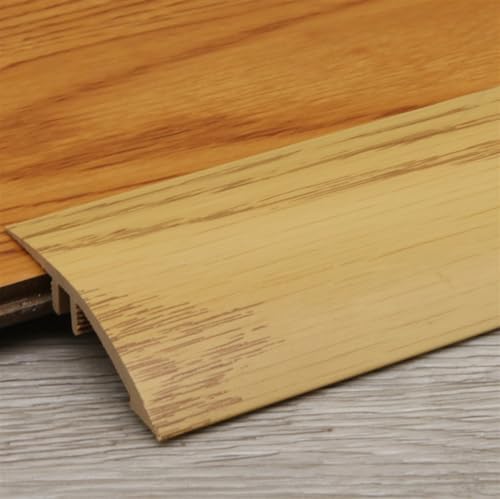 Light Color PVC Transition Strip for Wood to Tile, 3/4 Inch Cuttable Threshold Reducer, Durable Ramp for Uneven Floors, Carpet Edge Trim Molding, Vinyl Floor Solutions.