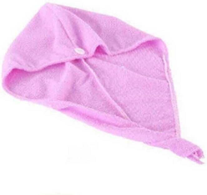 Hair Drying Hat,Hair Drying Towels,Hair TowelSoft Shower Cap Microfiber Bath Towel Hair Dry Quick Drying Lady Bath Towel Hat for Lady Man Turban Wrap Bathing Tools(Yellow)