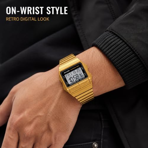 Image of MASTOP Retro Digital Watch for Men Vintage with Multi-Function & Stylish Design for Daily & Outdoor Use