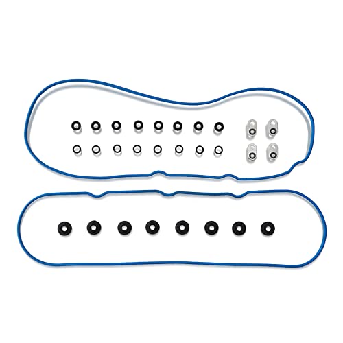 Image of Intake Manifold Gasket Set Compatible with 1999-2009 Chevrolet Avalanche Express 2008 GMC Sierra 1500 GMC Yukon 4.8 L 5.3 L 6.0 L MIS16340 MS98016T MS18145 MS50049