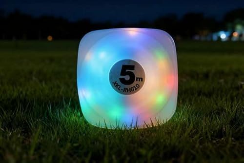 Camping String Lights, 4-in-1 Quick Storage 16-Foot Rechargeable Tent Light