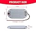 Osilly 2PCS 12V RV Interior LED Dome Light, 3 Color Cold Warm Natural Light Ultra Bright RV Ceiling Light with Switch Control, Universal for Car Van Truck Camper Lorry Motorhome and More