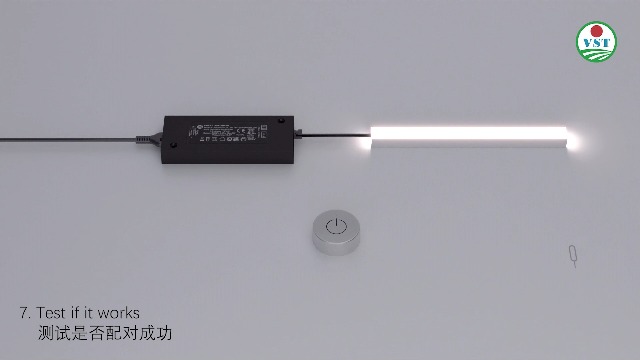 Image of VST Under Cabinet Mini Panel Lighting 6PCS 3.94inch 12V 2.5W(Total 15W) with Wireless Dimmer Switch, Surface Mount Puck Light for Kitchen Van Truck Car Galley Downlight (Round White 4000K)