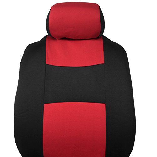 Bdk Red Original Design 2 Tone Deluxe Type-R 9 Pc Seat Covers For Car Suv Van #TOP3