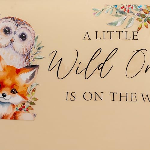 Vinilo decorativo infantil con diseño bosque y texto miniatura 5