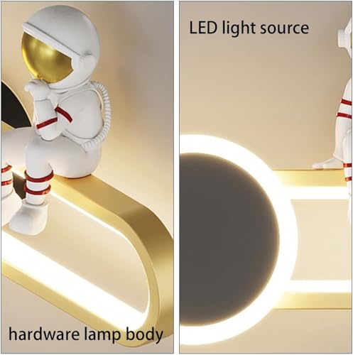 Lámpara de pared de astronauta infantil con iluminación LED regulable en tres tonos 5