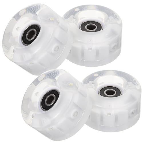 Sosoport Roller Skating Accessories Flashing Wheel Set for Outdoor Roller Skates