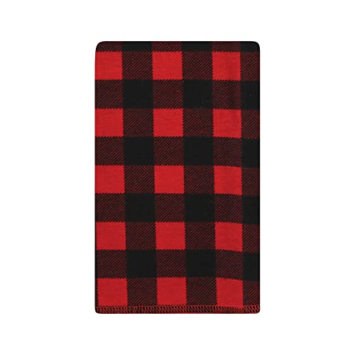 Image of Hudson Baby Unisex Baby Cotton Flannel Burp Cloths, Christmas Scene, One Size