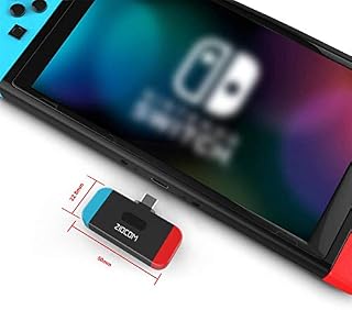 ZIOCOM Bluetooth Adapter Audio Transmitter for Nintendo Switch,USB C Connector APTX Low Latency,Support