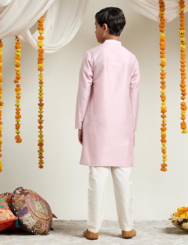 Image of Amazon Brand - Symbol Boy's Festive Embellished Kurta Pajama Set