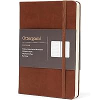 Ottergami Bullet Journal A5 - Taccuino Puntinato Con Stencil E Adesivi | Copertina Rigida E Carta Spessa