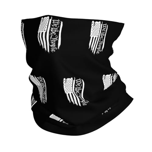 American Flag We The People Constitution Neck Gaiters Face Masks Scarves Sun Protection Balaclavas Headbands Unisex