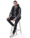 33,000ft Weste Herren Outdoor Wasserdichte Softshell Ärmellose Jacke Bodywarmer Fleece Weste mit Kapuze Full Zip Softshellweste Schwarz L