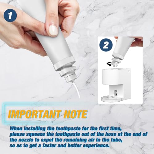 image for Monstake Automatic Toothpaste Dispenser Wall Mounted: White Electric 6