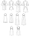 Vogue Pattern 9015 Misses Robe and Chemise, Size 6-8-10-12-14