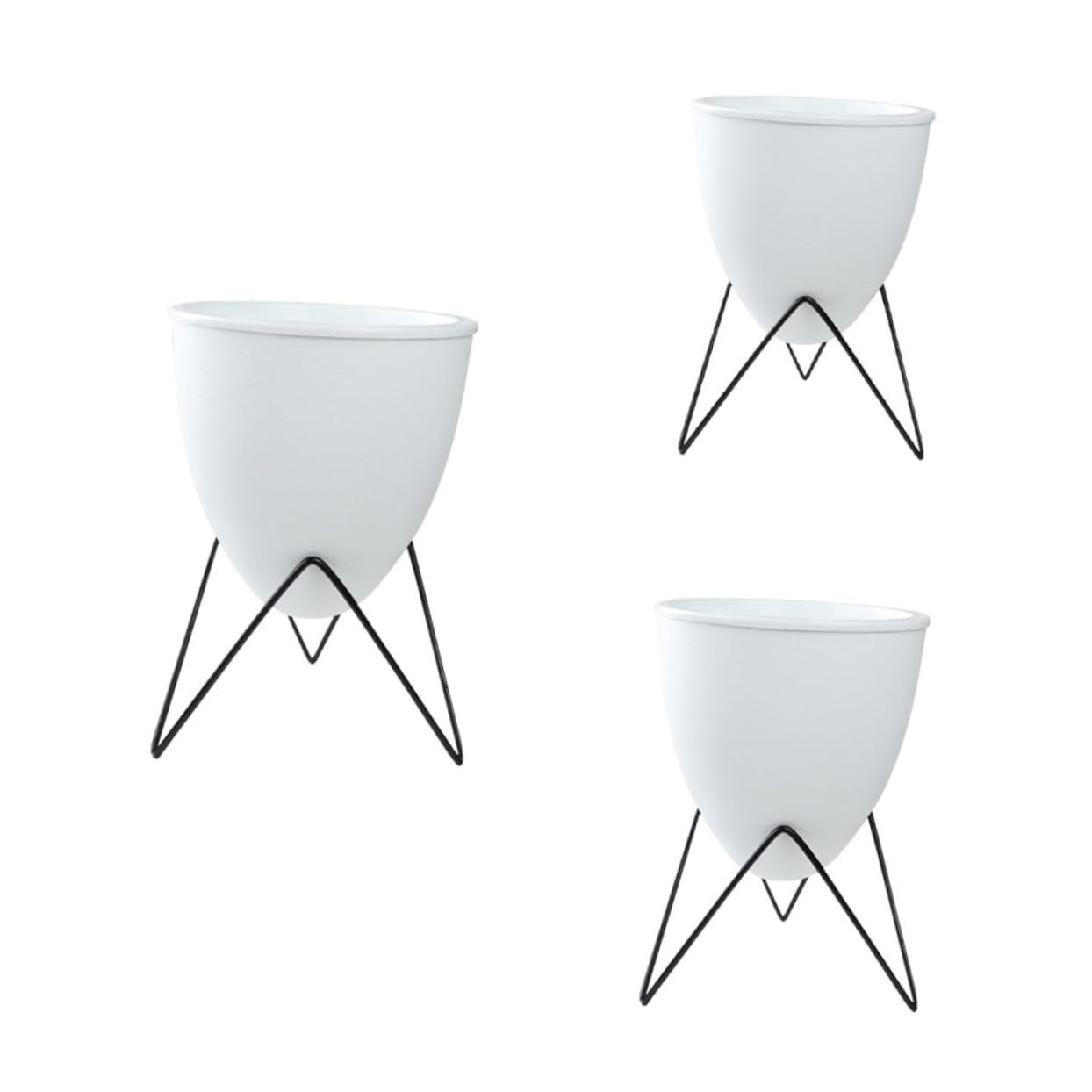 Pots auto-arrosants avec support Toddmomy pour décoration intérieure