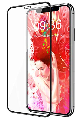 Bovon Kompatibel mit iPhone 11 Pro Panzerglas, Kompatibel mit iPhone 11 Pro Schutzfolie[mit Einbaurahmen] [Blasenfrei] [9H Härte] [Anti-Kratzer], Hülle-freundlich Panzerglasfolie