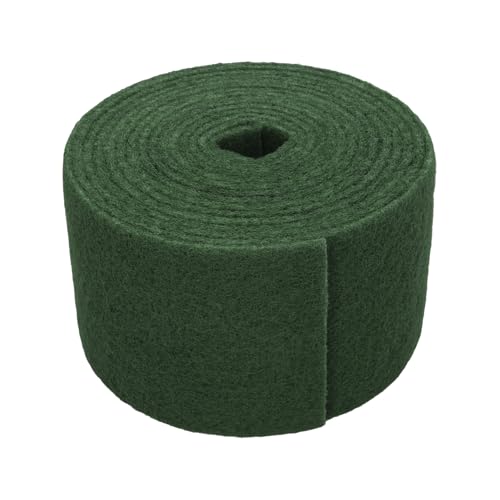 Estropajo fibra verde profesional. rollo de 14 cm x 6 mt.