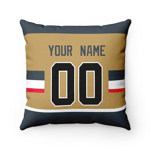 Image of ANTKING Vegas Throw Pillow Personalized Custom Any Name and Number for Men Women Boy Gifts
