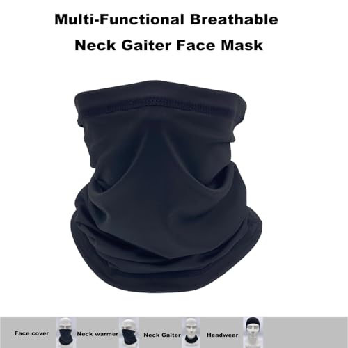 3 Pack Neck Gaiter Breathable Face Mask -Hiking Bandana,Neck Scarf & Balaclava, Multi-Purpose Sun Protection3
