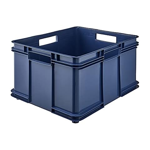 keeeper Eco Bruno Caja de almacenaje eurobox XXL, plástico (PP), 54 l, Azul Cover