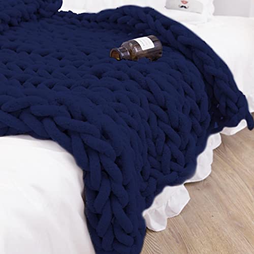 Chunky Knit Blanket Yarn,Fuzzy Chenile Line - Arm Knitting Thick Bulky Diy For Knit Blanket Cushion Bed Sofa Home Decor Fengr-Us #TOP1