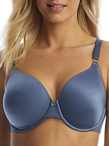 Vanity Fair Beauty Back Back Smoothing T-Shirt Bra, 38C, Blue Note
