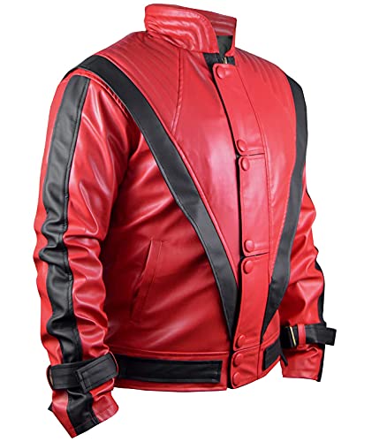 TLW Party&Dance, Red & Black Leather Jacket, FAUX Leather