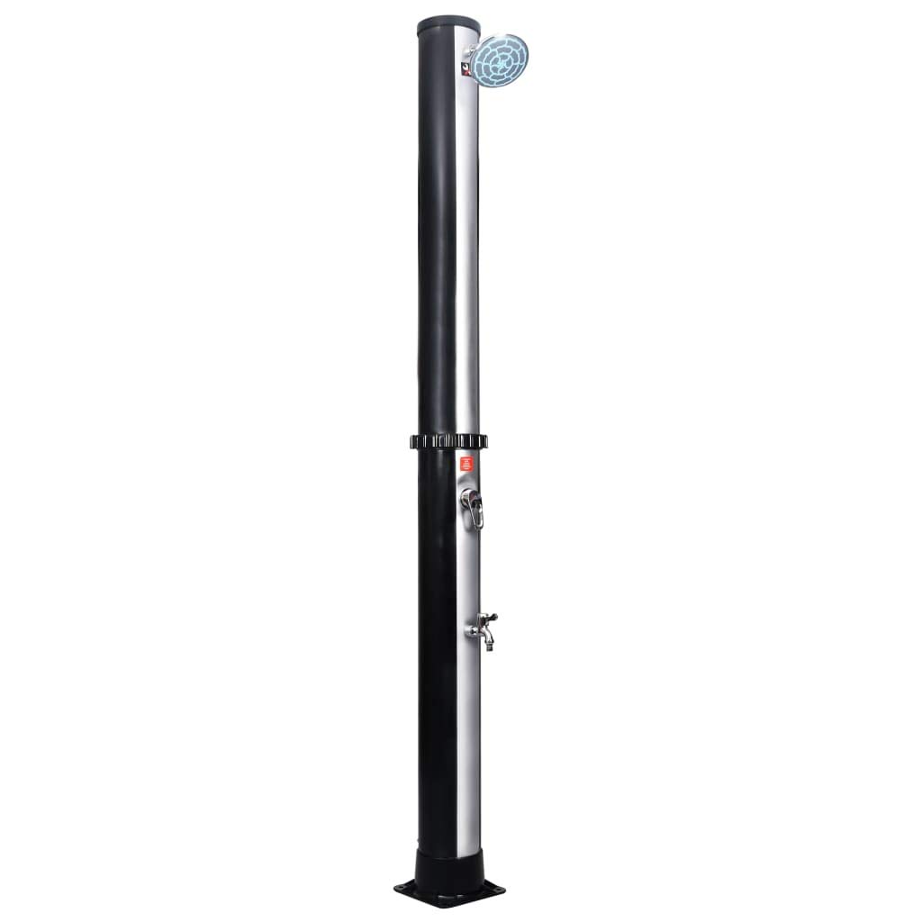 Pommeau de Douche Solaire, température résistante aux UV 60 °C, Ensemble à économie d'énergie, réservoir 40L, Douche extérieure pour Jardin