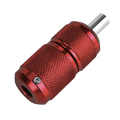 Atomus 25Mm Tattoo Grips Tubes Self-Lock Aluminum Alloy Tattoo Gun Grip Auto Self Locking Handle For Tattoo Machine Supply Body Art Tattoo Machine Parts Grips (Red) #TOP5