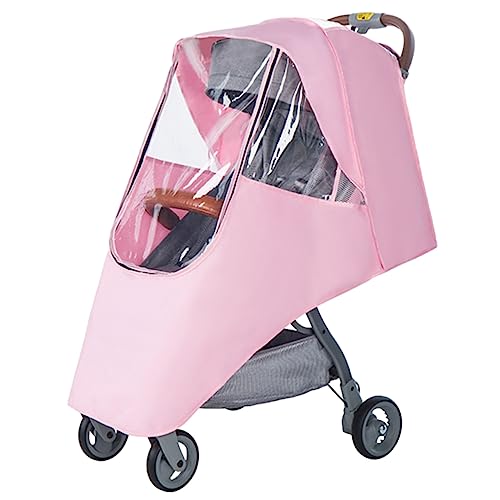 RORPOIR Baby Stroller Cover for Rain and Wind Spittle-Proof Easy to Open and Close